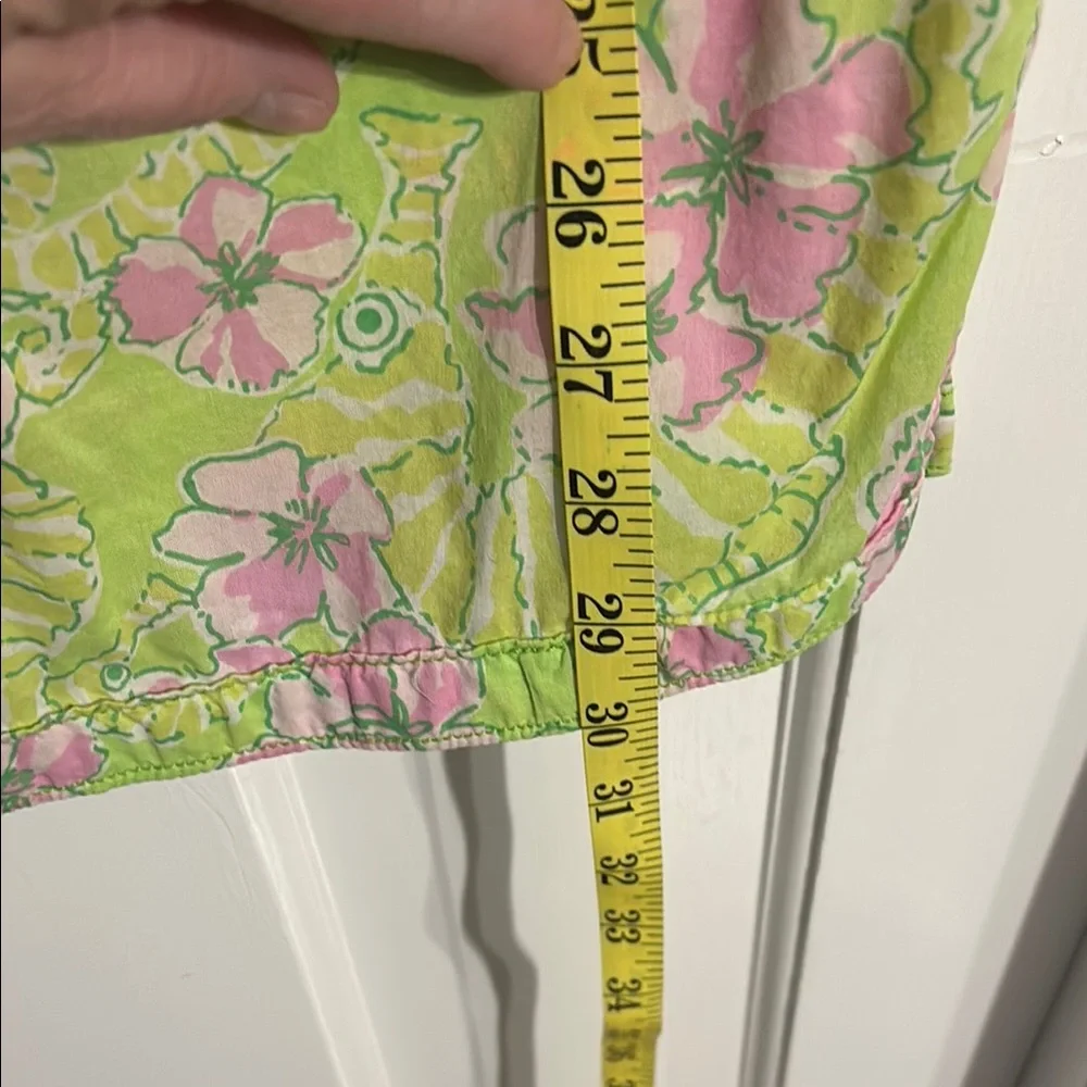Lilly Pulitzer Green Floral Tunic - XS - Picture 5 of 13